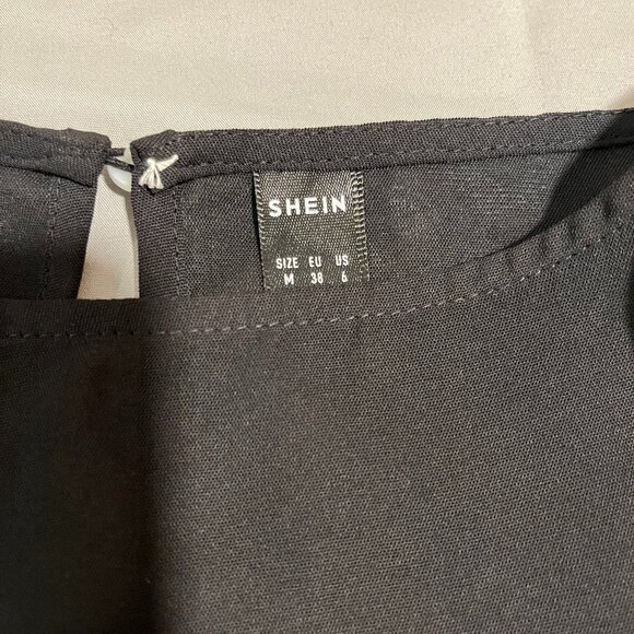 Shein Black Blouse Size M - Picture 2 of 5